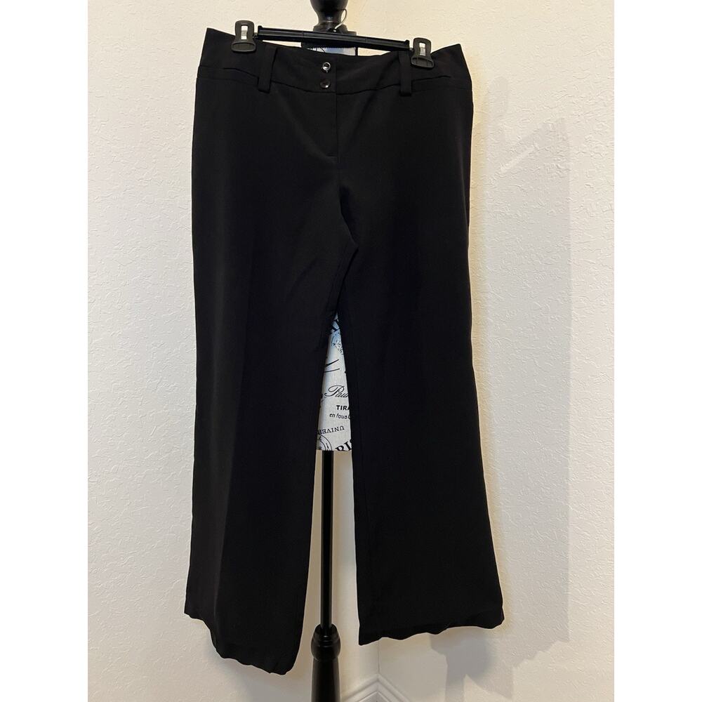 BCX Cambridge Women’s Black Trousers Size 9 Career Slacks